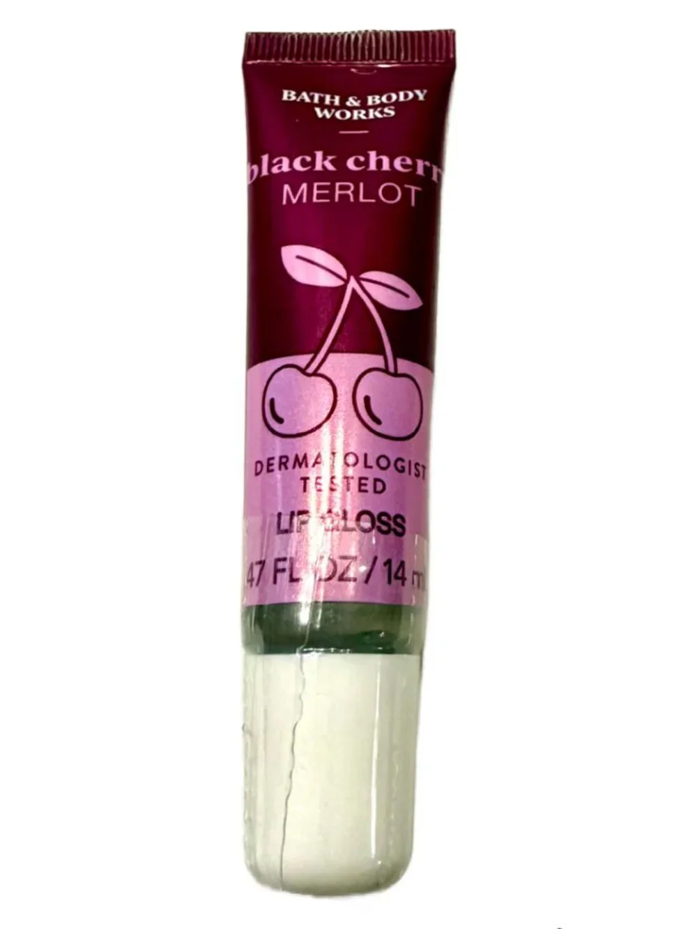 Bath & Body Works BLACK CHERRY MERLOT Lip Mask & Gloss NEW 2pc Lot